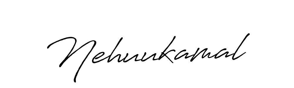 Create a beautiful signature design for name Nehuukamal. With this signature (Antro_Vectra_Bolder) fonts, you can make a handwritten signature for free. Nehuukamal signature style 7 images and pictures png