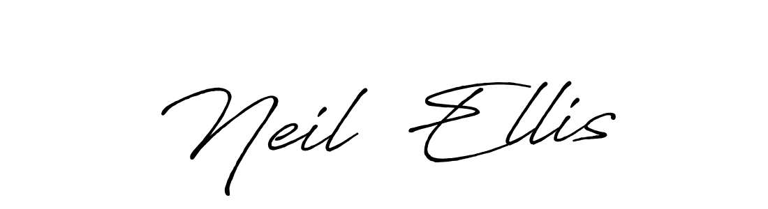 Design your own signature with our free online signature maker. With this signature software, you can create a handwritten (Antro_Vectra_Bolder) signature for name Neil  Ellis. Neil  Ellis signature style 7 images and pictures png