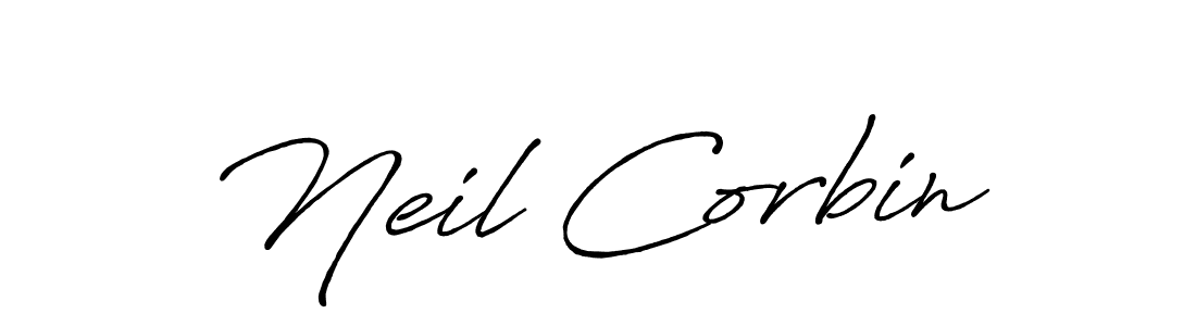 Create a beautiful signature design for name Neil Corbin. With this signature (Antro_Vectra_Bolder) fonts, you can make a handwritten signature for free. Neil Corbin signature style 7 images and pictures png