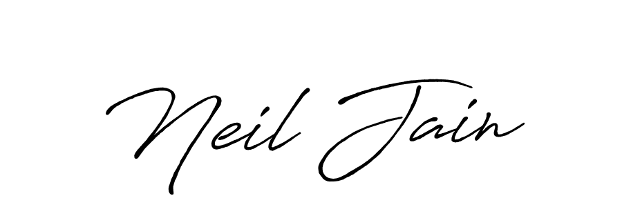 Also we have Neil Jain name is the best signature style. Create professional handwritten signature collection using Antro_Vectra_Bolder autograph style. Neil Jain signature style 7 images and pictures png