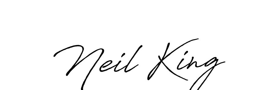 Make a short Neil King signature style. Manage your documents anywhere anytime using Antro_Vectra_Bolder. Create and add eSignatures, submit forms, share and send files easily. Neil King signature style 7 images and pictures png