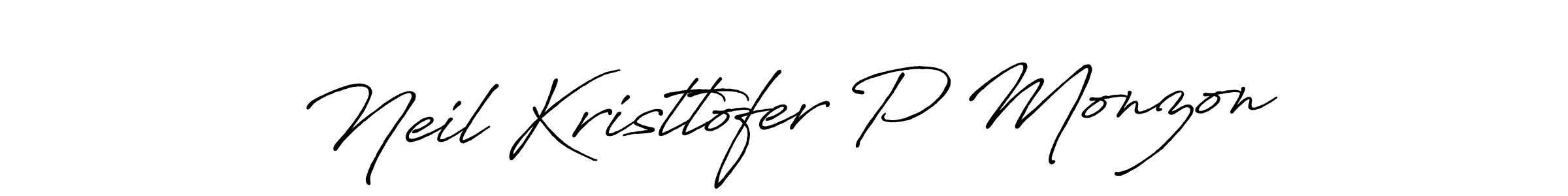 Make a beautiful signature design for name Neil Kristtofer P Monzon. Use this online signature maker to create a handwritten signature for free. Neil Kristtofer P Monzon signature style 7 images and pictures png