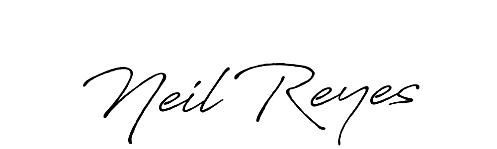 if you are searching for the best signature style for your name Neil Reyes. so please give up your signature search. here we have designed multiple signature styles  using Antro_Vectra_Bolder. Neil Reyes signature style 7 images and pictures png