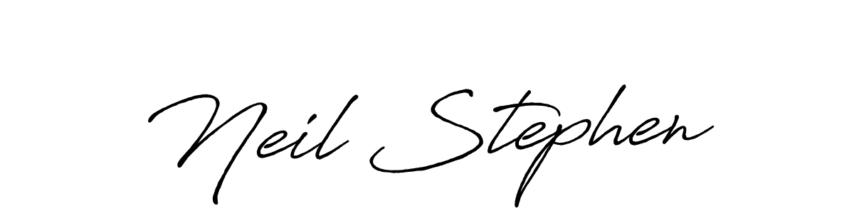 Use a signature maker to create a handwritten signature online. With this signature software, you can design (Antro_Vectra_Bolder) your own signature for name Neil Stephen. Neil Stephen signature style 7 images and pictures png