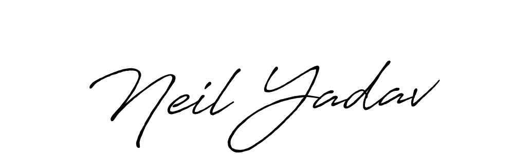 Antro_Vectra_Bolder is a professional signature style that is perfect for those who want to add a touch of class to their signature. It is also a great choice for those who want to make their signature more unique. Get Neil Yadav name to fancy signature for free. Neil Yadav signature style 7 images and pictures png