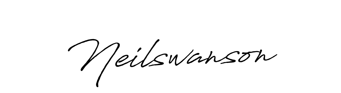 Also we have Neilswanson name is the best signature style. Create professional handwritten signature collection using Antro_Vectra_Bolder autograph style. Neilswanson signature style 7 images and pictures png