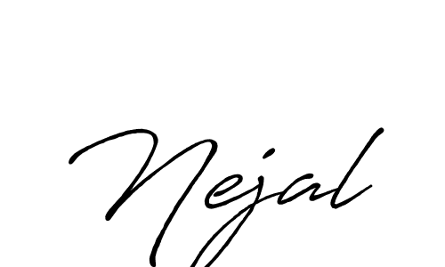 This is the best signature style for the Nejal name. Also you like these signature font (Antro_Vectra_Bolder). Mix name signature. Nejal signature style 7 images and pictures png