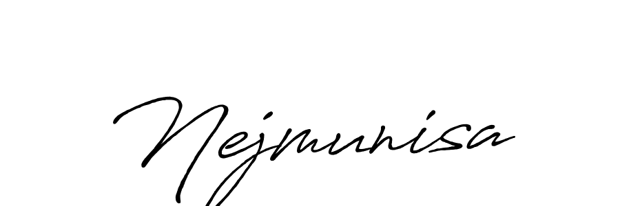 Best and Professional Signature Style for Nejmunisa. Antro_Vectra_Bolder Best Signature Style Collection. Nejmunisa signature style 7 images and pictures png