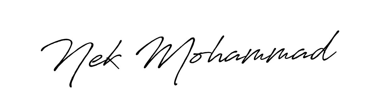 Here are the top 10 professional signature styles for the name Nek Mohammad. These are the best autograph styles you can use for your name. Nek Mohammad signature style 7 images and pictures png