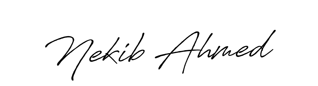 Once you've used our free online signature maker to create your best signature Antro_Vectra_Bolder style, it's time to enjoy all of the benefits that Nekib Ahmed name signing documents. Nekib Ahmed signature style 7 images and pictures png