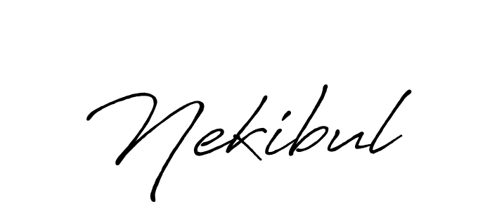 You should practise on your own different ways (Antro_Vectra_Bolder) to write your name (Nekibul) in signature. don't let someone else do it for you. Nekibul signature style 7 images and pictures png