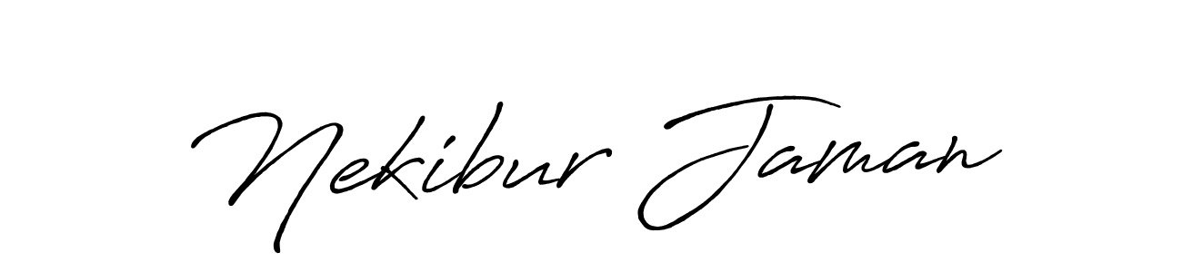 It looks lik you need a new signature style for name Nekibur Jaman. Design unique handwritten (Antro_Vectra_Bolder) signature with our free signature maker in just a few clicks. Nekibur Jaman signature style 7 images and pictures png