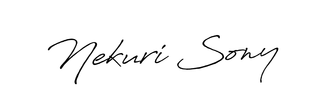 Similarly Antro_Vectra_Bolder is the best handwritten signature design. Signature creator online .You can use it as an online autograph creator for name Nekuri Sony. Nekuri Sony signature style 7 images and pictures png