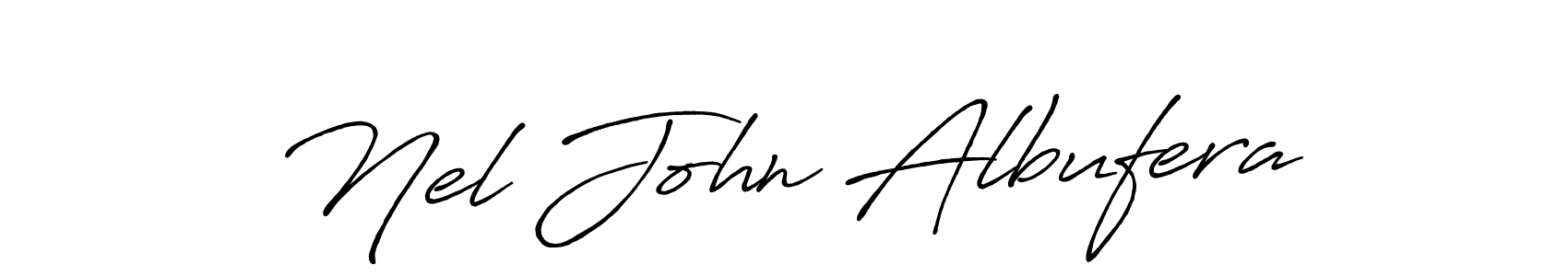 The best way (Antro_Vectra_Bolder) to make a short signature is to pick only two or three words in your name. The name Nel John Albufera include a total of six letters. For converting this name. Nel John Albufera signature style 7 images and pictures png