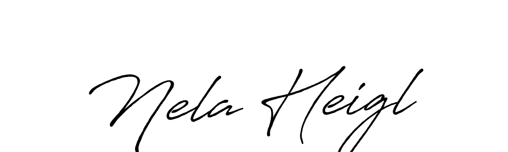 See photos of Nela Heigl official signature by Spectra . Check more albums & portfolios. Read reviews & check more about Antro_Vectra_Bolder font. Nela Heigl signature style 7 images and pictures png