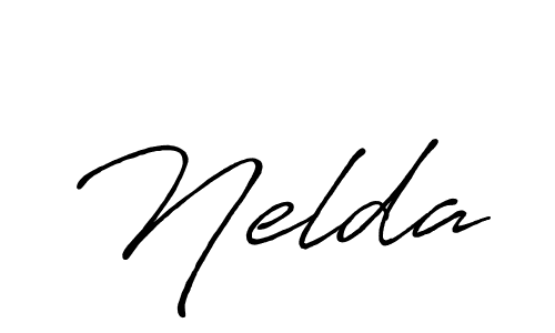 if you are searching for the best signature style for your name Nelda. so please give up your signature search. here we have designed multiple signature styles  using Antro_Vectra_Bolder. Nelda signature style 7 images and pictures png