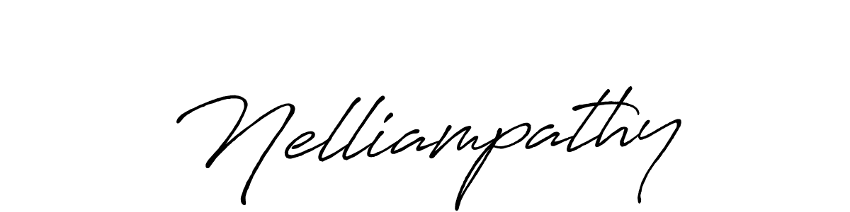 Nelliampathy stylish signature style. Best Handwritten Sign (Antro_Vectra_Bolder) for my name. Handwritten Signature Collection Ideas for my name Nelliampathy. Nelliampathy signature style 7 images and pictures png