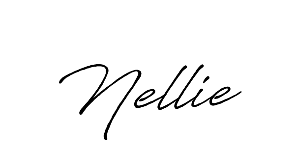 Design your own signature with our free online signature maker. With this signature software, you can create a handwritten (Antro_Vectra_Bolder) signature for name Nellie. Nellie signature style 7 images and pictures png