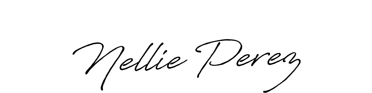 It looks lik you need a new signature style for name Nellie Perez. Design unique handwritten (Antro_Vectra_Bolder) signature with our free signature maker in just a few clicks. Nellie Perez signature style 7 images and pictures png