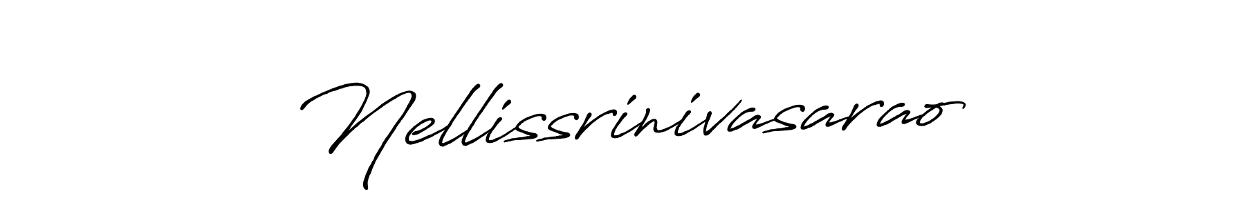 Also we have Nellissrinivasarao name is the best signature style. Create professional handwritten signature collection using Antro_Vectra_Bolder autograph style. Nellissrinivasarao signature style 7 images and pictures png