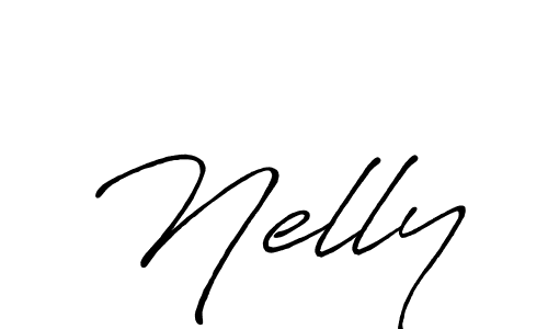 Similarly Antro_Vectra_Bolder is the best handwritten signature design. Signature creator online .You can use it as an online autograph creator for name Nelly. Nelly signature style 7 images and pictures png