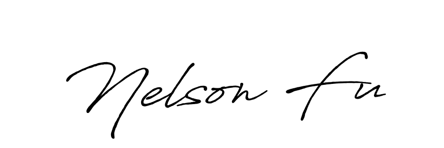if you are searching for the best signature style for your name Nelson Fu. so please give up your signature search. here we have designed multiple signature styles  using Antro_Vectra_Bolder. Nelson Fu signature style 7 images and pictures png