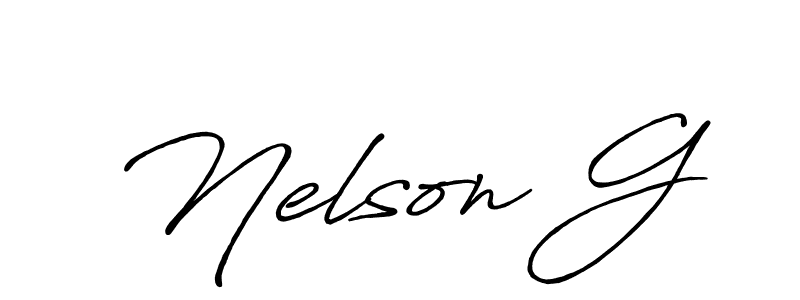 You can use this online signature creator to create a handwritten signature for the name Nelson G. This is the best online autograph maker. Nelson G signature style 7 images and pictures png