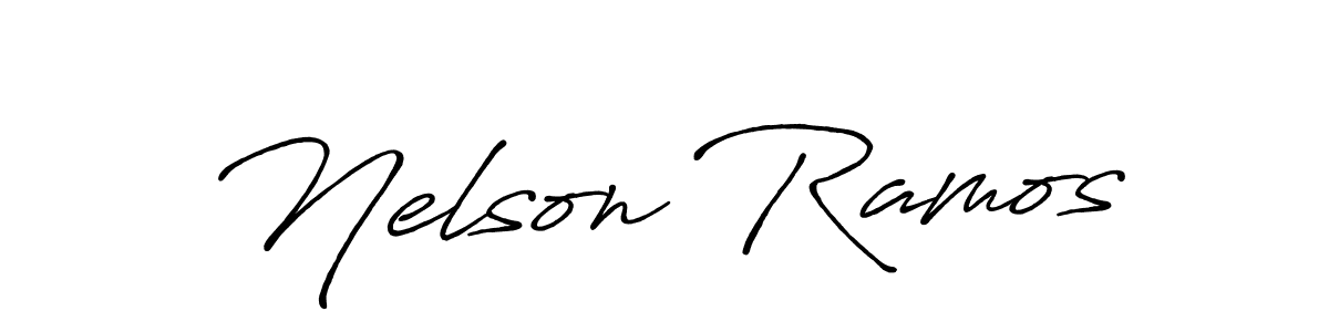 Also we have Nelson Ramos name is the best signature style. Create professional handwritten signature collection using Antro_Vectra_Bolder autograph style. Nelson Ramos signature style 7 images and pictures png