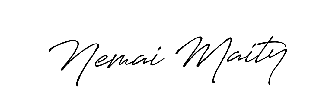 Here are the top 10 professional signature styles for the name Nemai Maity. These are the best autograph styles you can use for your name. Nemai Maity signature style 7 images and pictures png