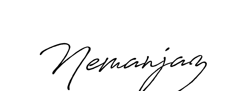 You should practise on your own different ways (Antro_Vectra_Bolder) to write your name (Nemanjaz) in signature. don't let someone else do it for you. Nemanjaz signature style 7 images and pictures png