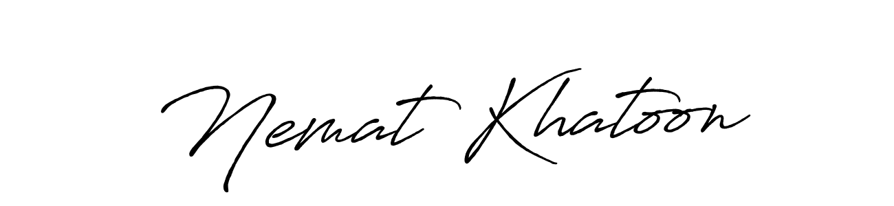 Check out images of Autograph of Nemat Khatoon name. Actor Nemat Khatoon Signature Style. Antro_Vectra_Bolder is a professional sign style online. Nemat Khatoon signature style 7 images and pictures png
