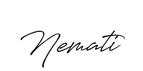 Here are the top 10 professional signature styles for the name Nemati. These are the best autograph styles you can use for your name. Nemati signature style 7 images and pictures png