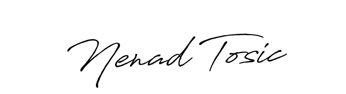 It looks lik you need a new signature style for name Nenad Tosic. Design unique handwritten (Antro_Vectra_Bolder) signature with our free signature maker in just a few clicks. Nenad Tosic signature style 7 images and pictures png