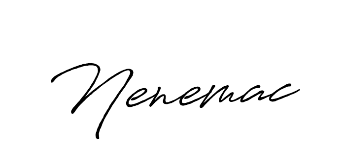 Make a beautiful signature design for name Nenemac. Use this online signature maker to create a handwritten signature for free. Nenemac signature style 7 images and pictures png