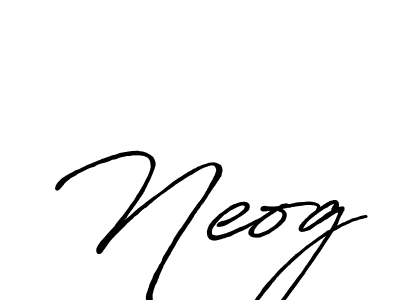 Make a beautiful signature design for name Neog. With this signature (Antro_Vectra_Bolder) style, you can create a handwritten signature for free. Neog signature style 7 images and pictures png