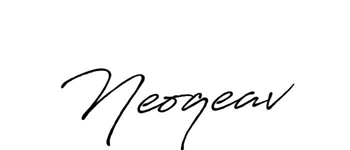 Also we have Neoqeav name is the best signature style. Create professional handwritten signature collection using Antro_Vectra_Bolder autograph style. Neoqeav signature style 7 images and pictures png