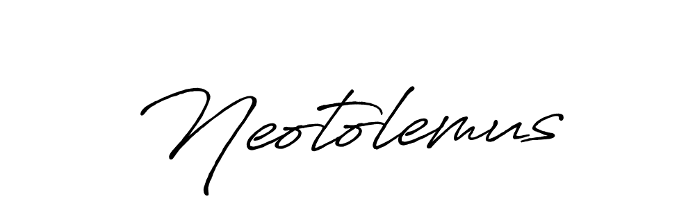 How to make Neotolemus signature? Antro_Vectra_Bolder is a professional autograph style. Create handwritten signature for Neotolemus name. Neotolemus signature style 7 images and pictures png