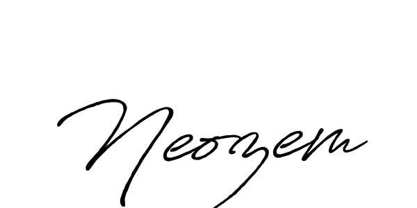 It looks lik you need a new signature style for name Neozem. Design unique handwritten (Antro_Vectra_Bolder) signature with our free signature maker in just a few clicks. Neozem signature style 7 images and pictures png