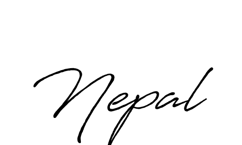 The best way (Antro_Vectra_Bolder) to make a short signature is to pick only two or three words in your name. The name Nepal include a total of six letters. For converting this name. Nepal signature style 7 images and pictures png
