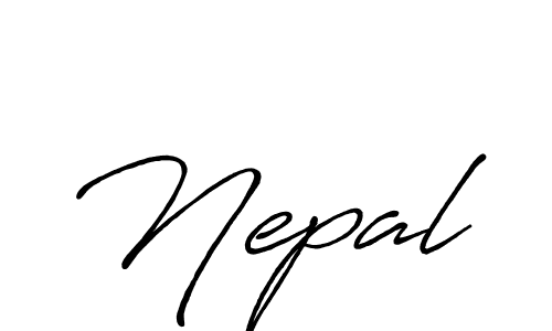 Once you've used our free online signature maker to create your best signature Antro_Vectra_Bolder style, it's time to enjoy all of the benefits that Nepal name signing documents. Nepal signature style 7 images and pictures png