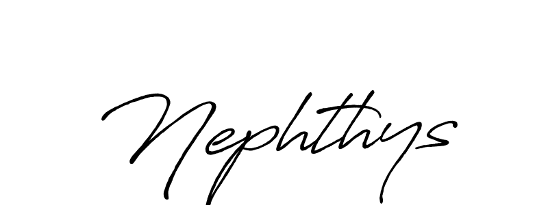 Nephthys stylish signature style. Best Handwritten Sign (Antro_Vectra_Bolder) for my name. Handwritten Signature Collection Ideas for my name Nephthys. Nephthys signature style 7 images and pictures png