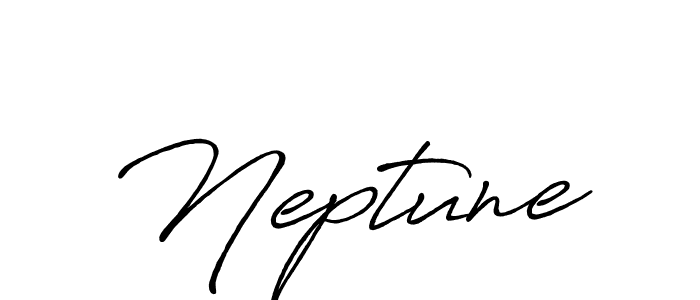 Use a signature maker to create a handwritten signature online. With this signature software, you can design (Antro_Vectra_Bolder) your own signature for name Neptune. Neptune signature style 7 images and pictures png