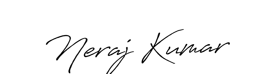 Neraj Kumar stylish signature style. Best Handwritten Sign (Antro_Vectra_Bolder) for my name. Handwritten Signature Collection Ideas for my name Neraj Kumar. Neraj Kumar signature style 7 images and pictures png