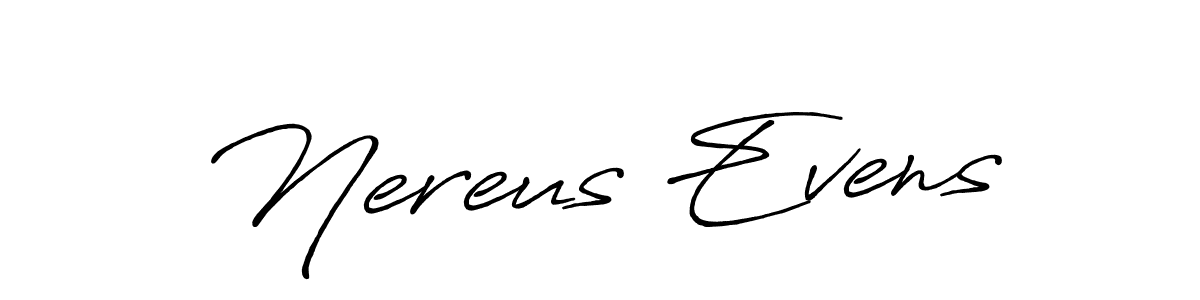You can use this online signature creator to create a handwritten signature for the name Nereus Evens. This is the best online autograph maker. Nereus Evens signature style 7 images and pictures png
