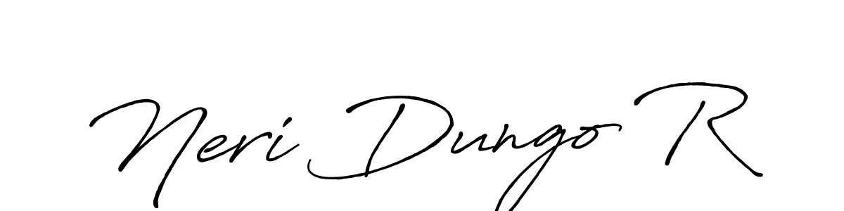 if you are searching for the best signature style for your name Neri Dungo R. so please give up your signature search. here we have designed multiple signature styles  using Antro_Vectra_Bolder. Neri Dungo R signature style 7 images and pictures png