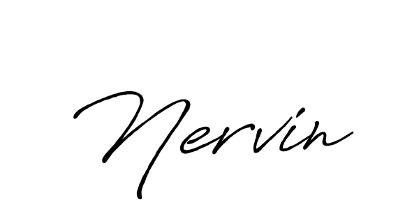 Antro_Vectra_Bolder is a professional signature style that is perfect for those who want to add a touch of class to their signature. It is also a great choice for those who want to make their signature more unique. Get Nervin name to fancy signature for free. Nervin signature style 7 images and pictures png