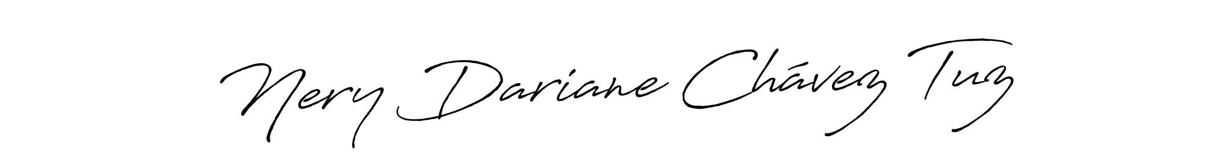 Also we have Nery Dariane Chávez Tuz name is the best signature style. Create professional handwritten signature collection using Antro_Vectra_Bolder autograph style. Nery Dariane Chávez Tuz signature style 7 images and pictures png