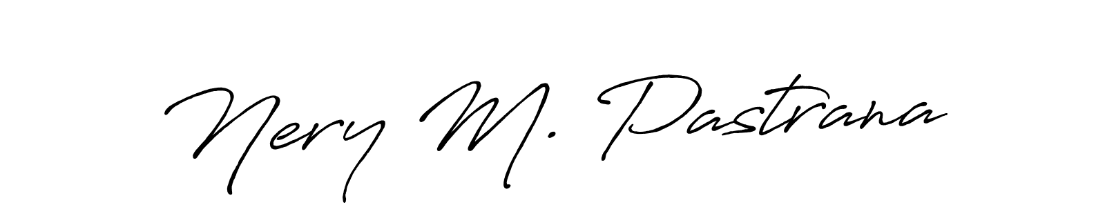 This is the best signature style for the Nery M. Pastrana name. Also you like these signature font (Antro_Vectra_Bolder). Mix name signature. Nery M. Pastrana signature style 7 images and pictures png