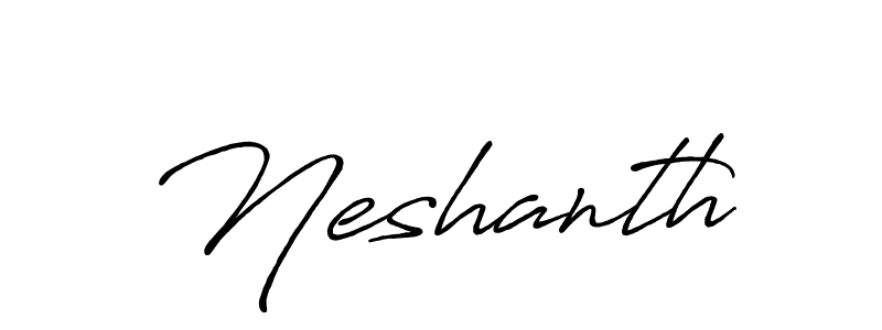 Once you've used our free online signature maker to create your best signature Antro_Vectra_Bolder style, it's time to enjoy all of the benefits that Neshanth name signing documents. Neshanth signature style 7 images and pictures png