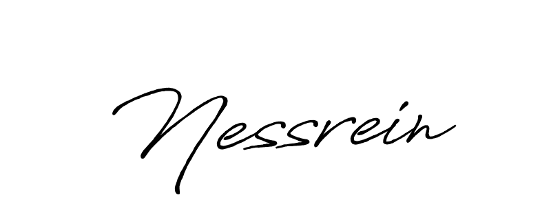 Similarly Antro_Vectra_Bolder is the best handwritten signature design. Signature creator online .You can use it as an online autograph creator for name Nessrein. Nessrein signature style 7 images and pictures png